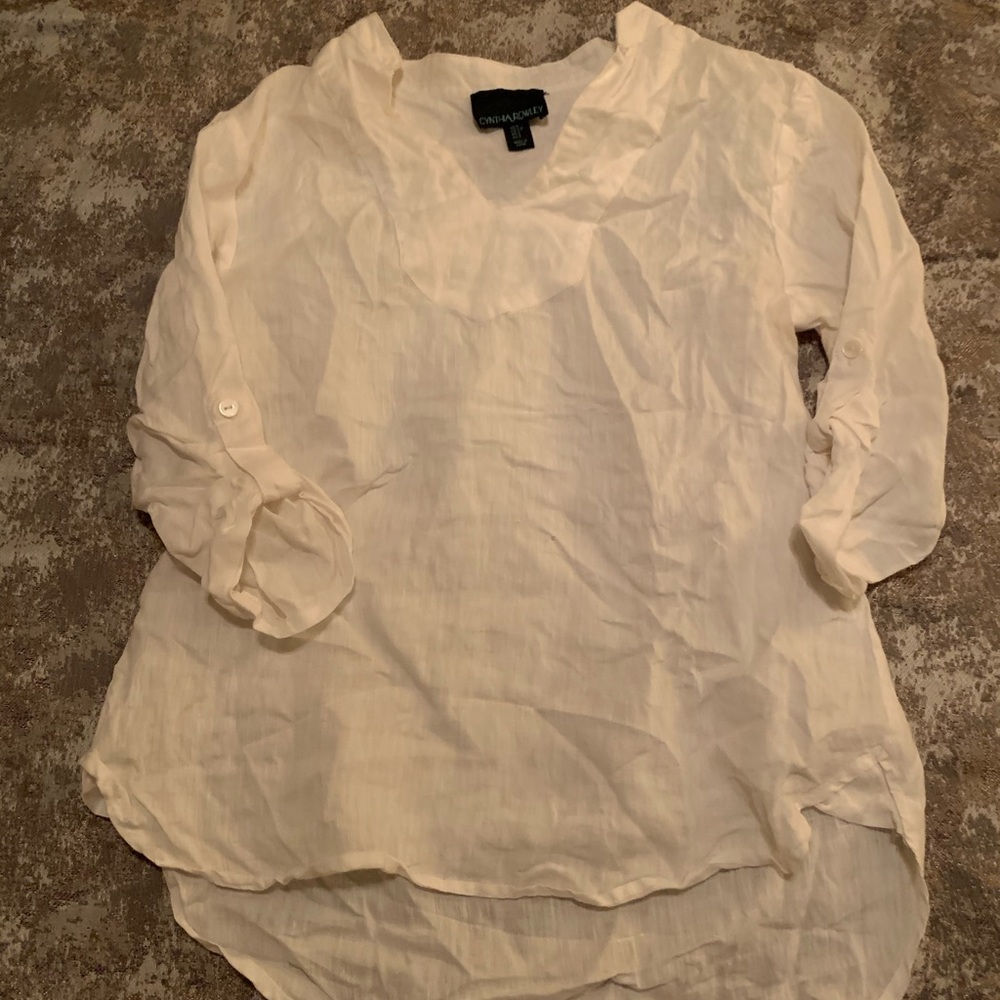 Lightly used Cynthia Rowley linen shirt